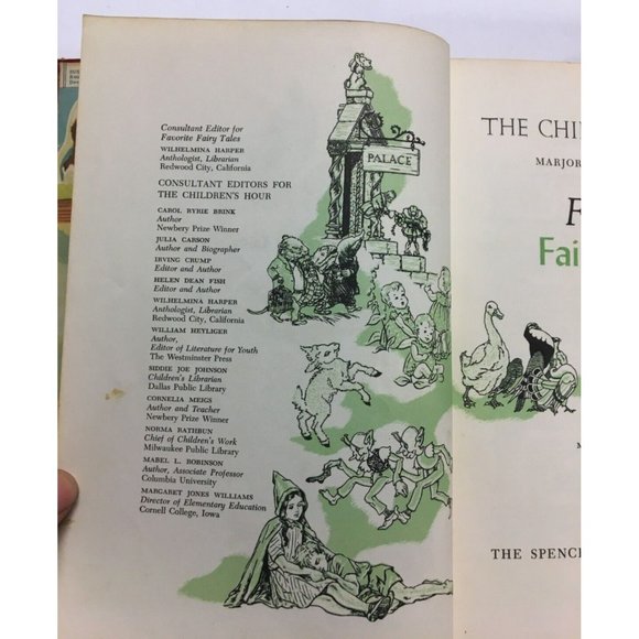 The Children's Hour 2- FAVORITE FAIRY TALES 1953 Hardcover Vintage Book - Picture 5 of 7